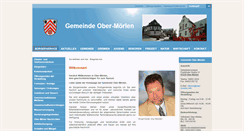 Desktop Screenshot of ober-moerlen.de